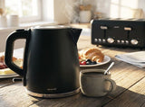 Pronti Silver Noir Collection 1.7L Electric Kettle KTL-1711-GST-BK