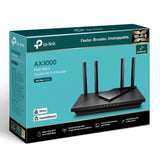 TP-Link Archer AX55 AX3000 Dual Band Gigabit Wi-Fi 6 Router, 2402 Mbps 5GHz, OFDMA, OneMesh, 4x V1202-V2-NWTL-ARCHERAX55