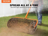 Compost Spreader, 24.4-25.6" Height Adjustable Handle, 24" Wide, Lawn and Garden Peat Moss Roller V952-GTSBJH224INCH29UKV0