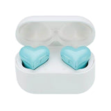 Heart Shaped Earbuds, Stylish Headphones HiFi Stereo Sound Waterproof Bluetooth 5.3 Earphones with V1189-LWWAL-20260401-05256