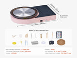 Mini Pottery, 158 mm Turntable, Forward and Reverse Rotation, Adjustable Speed, Electric Clay V952-ETLPJFXFSWJBBPLIL001V3