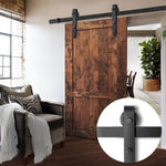 Cefito Sliding Barn Door Hardware Track Set 2m GA-SDOOR-BK