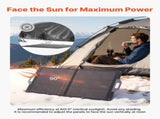 100W Foldable Solar Panel, 24% High-Efficiency Portable Monocrystalline Solar Panel Charger with MC4 V952-BXZDTYNB1100UD77V001Y3