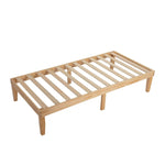 Single Size Warm Wooden Natural Bed Base Frame – Single V264-STB-108P-NTR-SL-1