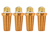 4Pcs LED Corn Light Bulb E27 17W 3200LM Bulb for Indoor Warehouse Basement WorkshopPure White V1294-YM0901-3119210136311