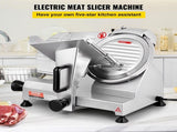 Commercial Meat Slicer, 200W Electric Deli Food Slicer, 350-400RPM Meat Slicer with 8" Carbon Steel V952-SYDRQPJ240W8WB31UV3