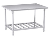 SOGA 100*70*85cm Commercial Catering Kitchen Stainless Steel Prep Work Bench WORKBENCHSS2031100CM