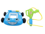 Summer Inflatable Fire Boat Car Shaped Babies Swim Float Boat Pool Float For Kids Blue V1294-YM0703-3111230028311