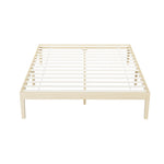 Artiss Bed Frame Queen Size Wooden Base Mattress Platform Timber Pine BRUNO WBED-BRUNO-Q-WD