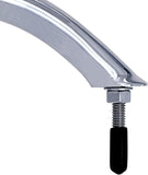 2PCS Boat 316 Stainless Steel 8-3/4'' Polished Grab Handle Oval Tube Bar Handrail for Marine Yacht V1259-DP01-A-1313
