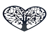 Laser Cut Tree Of Life Heart Wall Art 45x41cm V637-71641HRT