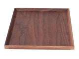 Walnut Wooden Tray Rectangle Serving Tray Tenon Structure Chinese For Tea Fruit Dessert Bread L V1294-YM0523-3118220049113