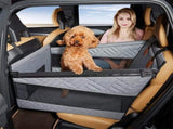 Back Single Seat Pet Car Basket Mat, Hardened Base & Ventilated Mesh Design, Waterproof Stain Proof V1221-XM-LB5305-ZS179