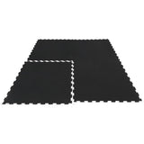 CORTEX 10mm Commercial Interlocking Rubber Gym Tile Mat - Set of 16 V572-CSAC-MATIN10-16
