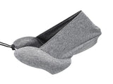 Hooded U Shaped Pillow Removable Neck Protection Memory Cotton Neck Pillow for Home Outdoor V1294-YM0512-3117220246313