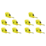 10X Yellow 2M 6FT Tape Meter Measuring Tape Scale Metal Capsule V1370-AZ4-08286