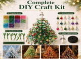 New DIY Beaded Christmas Tree Kit, Handmade Mini Desk Xmas Bead Art, 3D Crystal Bead Christmas Tree V1107-116-68926-5PCS