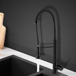 Cefito Kitchen Mixer Tap Pull Down 2 Modes Sink Faucet Basin Laundry Black TAP-A-82H07-BK