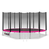 Kahuna Blizzard 16 ft Trampoline Outer Net Pink Pad Mat TRA-BLZ-16-PK