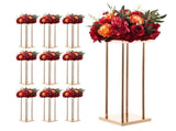 Wedding Flower Stand, 10PCS 60cm Column Flower Stand, Floral Stands with Metal Laminate, Cylindrical V952-HLHJLFT10J60MT7YR001V0