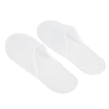 50 Pair White Disposable Slippers Hotel Slippers Anti Slip Spa Centre Travel Slippers for Outdoor V1294-YM0523-3112220003011