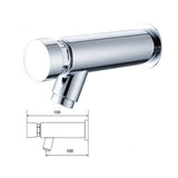 Modern Self-closing Brass Bathroom Sink Faucet, G1/2 Thread, cold water use, water-saving flow, V1189-LC-LY-00052