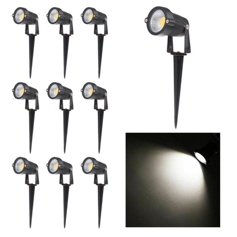 10PCS 12V LED Waterproof Outdoor Garden Spotlights Landscape Light Flood Lights Cool White V201-EAZ01982CL8-10AU