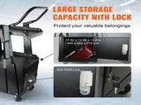 Welding Cart, 2-Tier Heavy Duty Welder Cart with Anti-Theft Lockable Cabinet, 265LBS Weight V952-ECDCHJTC265LB8FATV0