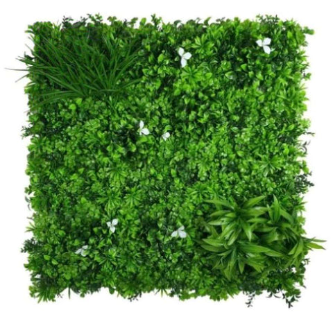 White Oasis Vertical Garden / Green Wall UV Resistant 1m x 1m V77-1008038