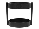 Rotating Spice Rack Countertop Double Layer Multi Functional 360 Degree Rotatable Spice Storage V1294-YM0715-3117220132211