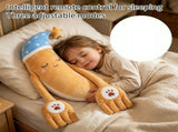 Plush Patting Companion Doll with Remote Control, Soft Cuddle Sleep Soother with Rhythmic Patting V1366-AZ2-W-24887