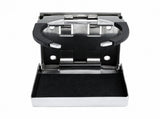 Foldable Stainless Steel Drink Cup Holder with Adjustable Arc Bracket for Boat Yacht RV Camper V1341-ZY-CAQUUEQZ-B-WHITE