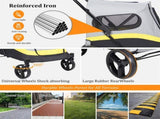 Dog Stroller w/ Rain Cover Foldable Pet Cart V178-66762
