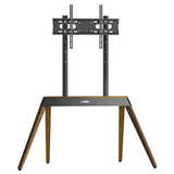 40-86 Inch Large Modern TV Floor Stand Mount - Height Adjustable LED LCD OLED Display Bracket with V767-U-Z1818-86