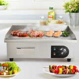VEVOR 3000W 54cm Commercial Electric Countertop Griddle Flat Top Grill Hot Plate V952-PDDBLDQ2210MMOPHZV3