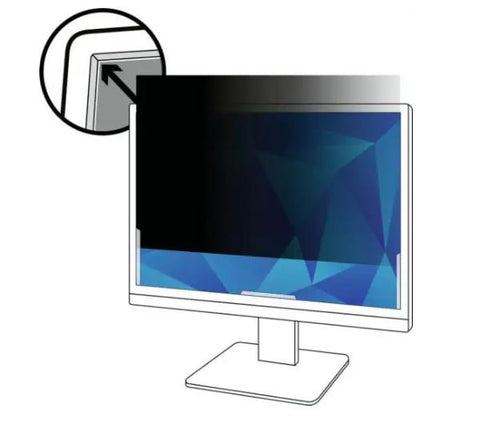 3M Privacy Filter, 24", 169 Monitor, Anti-glare, Blue Light Reduction, Matte-to-Gloss, Slide 13PF240W9B