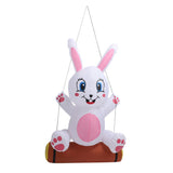 3.9ft Easter Bunny Inflatable LED Blow Up Rainproof Windproof Inflatable Yard V1294-YM0901-3115230150311