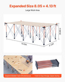 Portable Folding Workstand 2455 x 1260 mm Collapsible Work Stand 2724 kg V952-BXSGZTPPSL8FZHE0J001V0