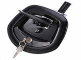 Black Power Operated Central Locking Handle Whale Tail Lock Recessed Folding 12V V201-HBZ1390BL8AU