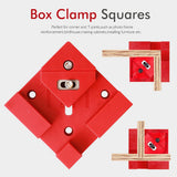 Right Angle Clamp for Woodworking Corner Joints, Square Clamp Tool with Adjustable Jaw for Frame V1341-ZY-YVSJBX4A-ORANGE-4PCS