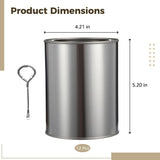 12PCS Empty Paint Cans with Lids and Can Opener, 1 Quart Tinplate Metal Paint Storage Containers for V1369-AZ3-W-08859