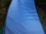 12ft Trampoline Replacement Safety Pad and Net Round 8 Poles Blue TRP-PNO-1208-BU
