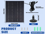 Solar Panel for Security Camera 10W 5V Outdoor Continuous Power Supply with 360 Degree Mounting V1366-AZ2-W-14815