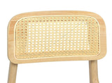 Levede 2x Dining Chair Wood Rattan Armless Natural CH1144-2-NT