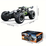 2.4G remote control car, high-speed off-road car, remote control toy for kids, four-wheel drive car, V1102-823-93606-BLK-DUAL-BATTERIES