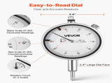 Dial Test Indicator and Bore Gauge Measuring Tool Set, Dial Indicator 0.03 Accuracy, 50.8-152.4 V952-NJCLGJGJDNJBWDXZQ001V0