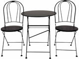 Paris 3 Piece Settings Table n Chairs 71cm V637-E030298