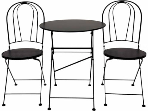 Paris 3 Piece Settings Table n Chairs 71cm V637-E030298