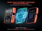 Digital Multimeter, 6000-Count TRMS DC/AC Voltmeter Tester, Auto-Ranging Multimeter for V952-WYB1000VACDCRIU9H001V9