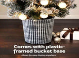 Jingle Jollys Christmas Tree 1.2M Potted Snowy Xmas Tree XM-TR-4FT-GS-LED-POT